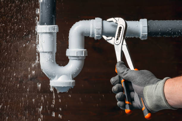Professional Drain Cleaning technician working in Amherst, WI